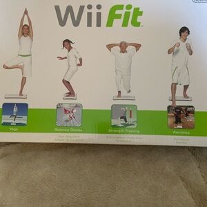 Nintendo Wii Fit Balance Board with Game - White and Green